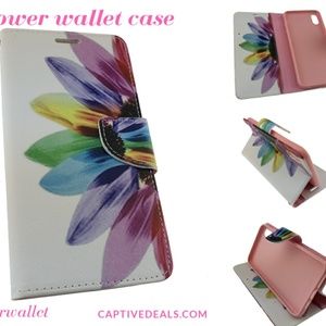 iPhone XS Max Flower Wallet case